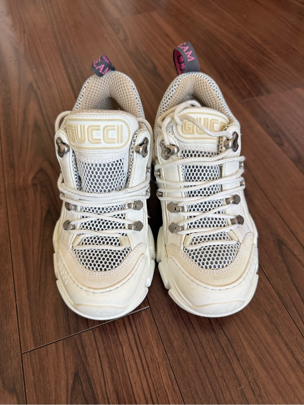 Gucci White Flash trek white women Sneakers